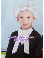 ชุดแฟนซีทนายความ พร้อมอุปกรณ์วิกผมขาว Lawyer ใส่ได้ทั้งเด็กชายหญิง (ชุด+วิกผม) ฟรีไซด์ สำหรับเด็ก 90-125 ซม. อายุ 3-7 ขวบ