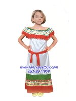 ชุดแฟนซีเด็กหญิง ชุดประจำชาติเม็กซิโก Mexico ขนาด L