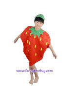 ชุดสตรอเบอร์รี่สำหรับใส่เป็นชุดแฟนซีผลไม้สำหรับเด็ก Strawerry Costume ขนาดฟรีไซด์