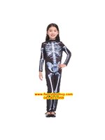 ชุดฮาโลวีนเด็ก ผีโครงกระดูก สำหรับวันฮาโลวีน Skeleton มีขนาด M, L (พิเศษเฉพาะจัดส่ง)