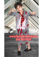 ชุดฮาโลวีน ชุดซอมบี้ ชุดผีซอมบี้ Zombie สำหรับวันฮาโลวีน มีขนาด, M, L, XL