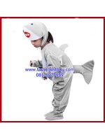 ชุดฉลามสีเทา เป็นชุดแฟนซีสัตว์ใต้ทะเล สำหรับการแสดง ใช้ได้ทั้งเด็กชายหญิง