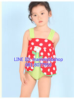 ชุดว่ายน้ำเด็กหญิง แบบชิ้นเดียว มีขนาด L, XL