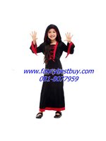 ชุดแดร๊กคูล่าหญิง ชุดฮาโลวีน สำหรับงานแฟนซี วันฮาโลวีน Githic VAMPIRES GIRL มีขนาด M, L