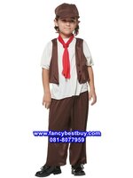 ชุดประจำชาติยุโรป ชุดVictorian Boy ชุดวิคตอเรียน ขนาด S110-120, M 120-135, L 135-145