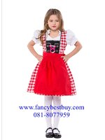 ชุดแฟนซีเด็ก ชุดเยอรมัน ชุดนานาชาติ ชุดประจำชาติเยอรมันนี ชุดสวิตเซอร์แลนด์ ชุดบาวาเรียน มีขนาด S(100-110) เกรด บี (ขอดูรุปได้)