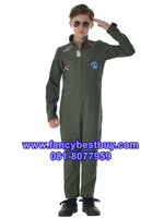 ชุดอาชีพ ชุดแฟนซีทหารอากาศ ชุดทหาร TOP GUN มีขนาด 140, 150 (ชุดเป็นงานพิมพ์ลาย ดูรูปประกอบ)