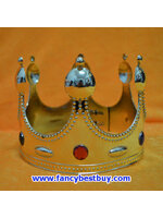 มงกุฎทองสำหรับชุดเจ้าชาย ชุดกษัตริย์ ชุดพระราชา สำหรับชุดแฟนซีเด็ก