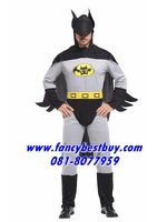 ชุดแฟนซีผู้ชาย ชุดแบทแมน Batman ขนาดฟรีไซด์
