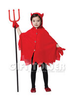 ชุดแฟนซีฮาโลวีน ชุดปีศาจเดวิล Devil Costume แฟนซีเด็ก ใช้ได้ทั้งเด็กชายหญิง มีขนาด S, M, L **ฟรีไม้สามง่ามยาว40ซม 120บาท**
