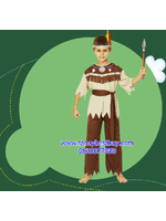 ชุดแฟนซีเด็กอินเดียแดง Indiana Boy มีขนาด M 115-135, L135-155