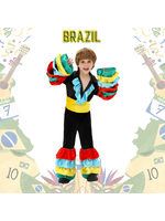 ชุดประจำชาติบราซิล Brazilian ชุดลาตินอเมริกา มีขนาด S 105-115, M115-125, L125-135, XL135-145