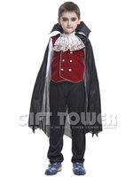 ชุดแฟนซีเด็กแดร๊กคูล่า แวมไพร์ สำหรับวันฮาโลวีน มีขนาด S