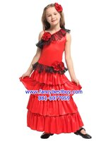 ชุดประจำชาติสเปน ชุดเต้นลาติน Tap Dance Girl มี ขนาด M, L, XL