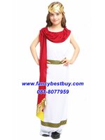 ชุดแฟนซีเด็ก ชุดประจำชาติกรีก-โรมัน สำหรับใช้เป็นชุดประจำชาติอาณาจักรกรีก-โรมัน มีขนาด 115-155 ซม.
