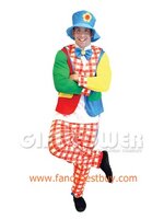 ชุดแฟนซีผู้ชาย ชุดตัวตลก Clown Costume ขนาดฟรีไซด์