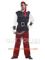 ชุดแฟนซีผู้ชาย ชุดโจรสลัด Cyclopia Pirates ขนาด S (165-175)