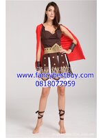 ชุดแฟนซีชุดนักรบโรมันหรือชุดนักรับกรีก รุ่นนี้มีปลอกแขน 1 คู่ ขนาดฟรีไซด์ (สำหรับสูง 155-170 ซม.)