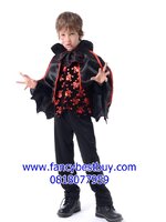 ชุดฮาโลวีนแวมไพร์ ชุดแฟนซีเด็ก แวมไพร์ Evil Vampire สำหรับวันฮาโลวีน มีขนาด S, M, L, XL