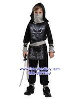 ชุดฮาโลวีน ชุดนินจาโครงกระดูก 3D สะท้อนแสง ชุดโครงกระดูก สำหรับวันฮาโลวีน Skeleton Ninja มีขนาด XL