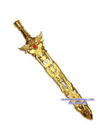 ดาบสำหรับชุดกษัตริย์ ชุดพระราชา ชุดนักรบโรมัน สีทอง ยาว 53 ซม.