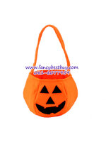 กระเป๋าสะพายฟักทอง สำหรับประกอบชุดฟักทอง ในเทศกาลฮาโลวีน ขนาด 13*20 ซม. (ขายคู่กับชุดแฟนซี)
