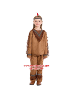 ชุดแฟนซีเด็กอินเดียแดง Indiana Girl มีขนาด S 115-125, M 125-140, L 140-155