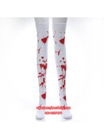 ถุงน่องลายเลือด แบบที่ 2 สำหรับประกอบชุดซอมบี้ สำหรับวันฮาโลวีน ยาว 68 ซม.