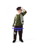 ชุดขอทาน ชุดคนจน Beggar, Poor Boy ชุดชาวบ้านยุโรป ชุดแฟนซีเด็ก มีขนาด XS 95-110