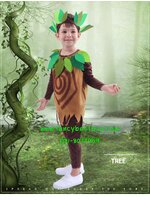 ชุดต้นไม้ Tree Costume สำหรับใส่เป็นชุดแฟนซี มี ขนาด S 100-110, M 110-120, XL130-140