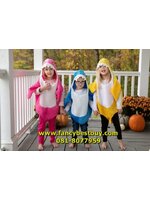 ชุดฉลาม สำหรับเด็กเล็ก เป็นชุดแฟนซีสัตว์ใต้ทะเล สำหรับการแสดง ใช้ได้ทั้งเด็กชายหญิง มี 3 สี ขนาด 100, 120