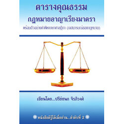 ตารางคุณธรรมกฎหมายอาญาเรียงมาตรา