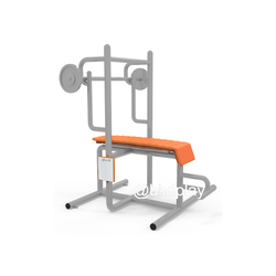 เครื่องออกกำลังกาย กลางแจ้ง ชุดอุปกรณ์ บริหารแขน หัวไหล่ หน้าอก แบบนอน ยกน้ำหนัก ลานกีฬา อเนกประสงค์ สนามกีฬา สั่งผลิต7-15วัน