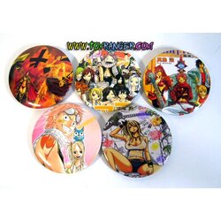 เข็มกลัดแฟรี่เทลล์ Fairy Tail ชุด 6 (5อัน)