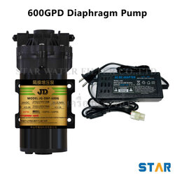 600 GPD ปั๊มไดอะแฟรม Diaphragm ปั๊มอัด(ผลิต)+หม้อแปลงไฟ JD Brand