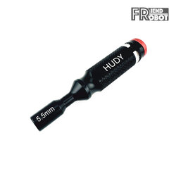 ไขควงหกเหลี่ยม Hudy 5.5mm. อะลูมินัมอัลลอย