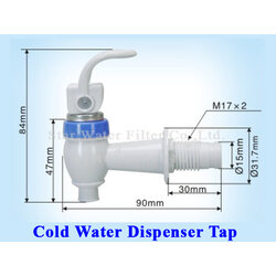 ก๊อกน้ำเย็น กด-ยก หางปลาร่อง โค้ง เกลียวนอก # 43