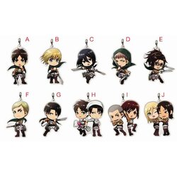 ที่คล้องอคิลิคงานจับฉลาก Attack on Titan - march to freedom- (1อัน,แท้)[C,F,J]