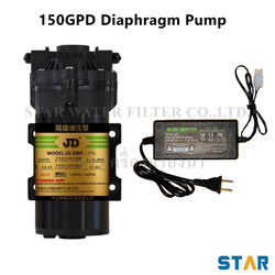 150 GPD ปั๊มไดอะแฟรม Diaphragm ปั๊มอัด(ผลิต)+หม้อแปลงไฟ JD Brand