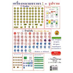 โปสเตอร์ เครื่องหมายจราจร : 1 รูปรวม
