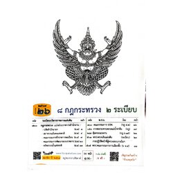 กฎหมายใหม่ปี 2567 ตอนที่ 26 8 กฎกระทรวง 2 ระเบียบ