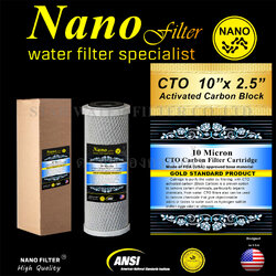 ไส้กรอง CTO Block Carbon 2.5"x10" 10 Micron Nano