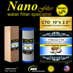 ไส้กรอง CTO Block Coconut Carbon 2.5"x10" 5 Micron Nano