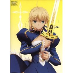 โปสเตอร์พลาสติกใส Fate/Zero Saber A4 Mini Clear Poster (แท้)