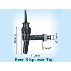 ก๊อกถังเบียร์ กด-โยก ไม่มีเกลียว พร้อมจุกยาง # 91