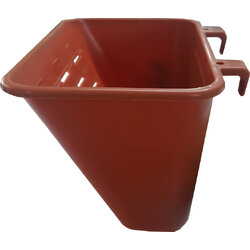 กระถางต้นไม้สวนแนวตั้งขนาดใหญ่ สีน้ำตาลอิฐ