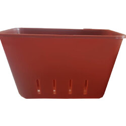 กระถางต้นไม้สวนแนวตั้ง ขนาดเล็ก สีน้ำตาล