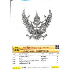 กฎหมายใหม่ปี 2567 ตอนที่ 48 ศาลรัฐธรรมนูญ กฎกระทรวง คำวินิจฉัยของศาลรัฐธรรมนูญ