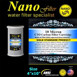ไส้กรอง CTO Carbon Big Blue 10 นิ้ว x 4.5 นิ้ว 10 ไมครอน Nano-