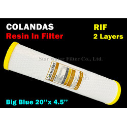 ไส้กรอง 2 ชั้น RIF PP & Resin Big Blue 20 นิ้ว x 4.5 นิ้ว Colandas